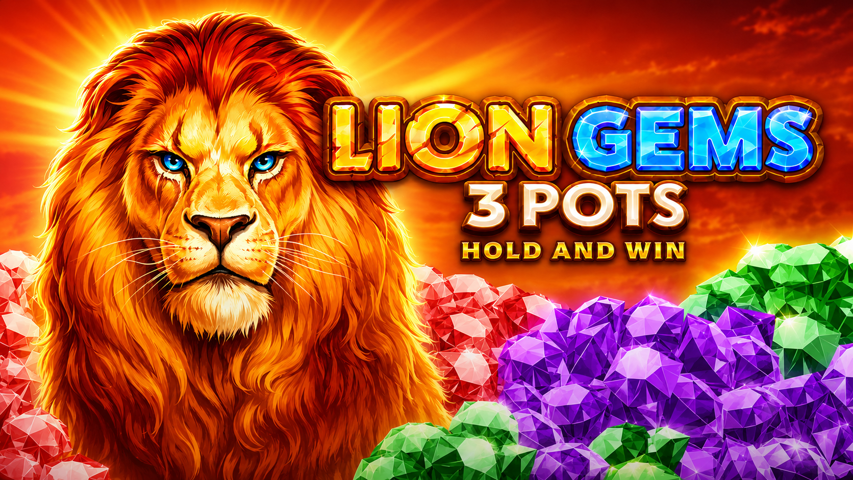 Lion Gems 3 Pots